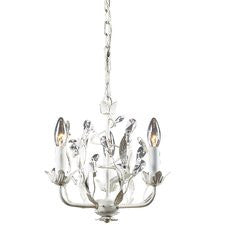 3-Light Crystal Chandelier