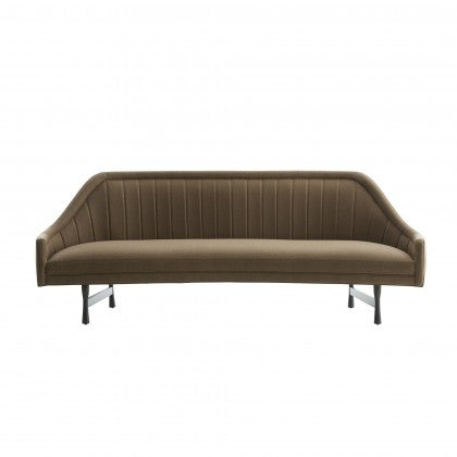 Stevens Sofa Tobacco Flannel Grey Ash