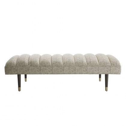 Christophe Bench Driftwood Tweed Grey Ash