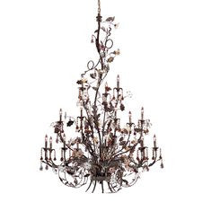 Cristallo Fiore 18-Light Candle-Style Chandelier