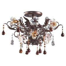 Cristallo Fiore Semi Flush Mount