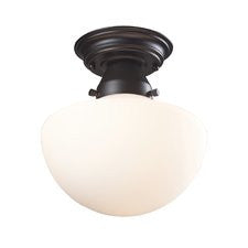 Schoolhouse 1-Light Semi Flush Mount