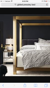 Gilded Gold  king bed